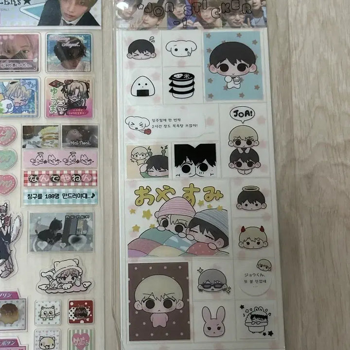 [BUNJANG] ENHYPEN &amp;TEAM Sticker, Pin Button Bundle Set / 앤팀 스티커, 핀버튼 일괄 양도