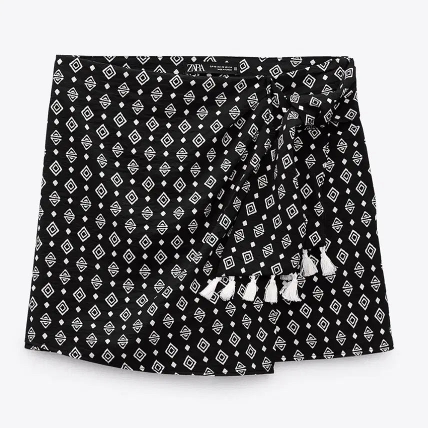 [SOLD OUT] 자라 태슬 치마 반바지 미착용 XS (택 O)