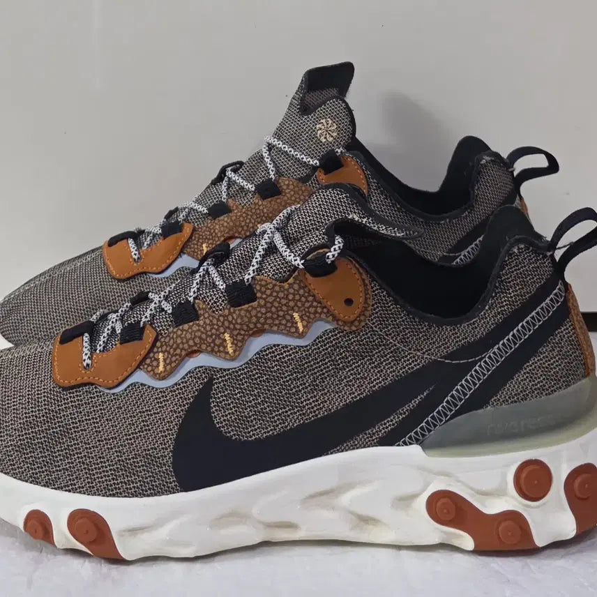 [BUNJANG] Nike React Element 55 SE Safari Pack Bio Beige Running Shoes / [275] 나이키 리액트 엘리먼트55 SE 사파리팩ㅡ단종매물,최저가