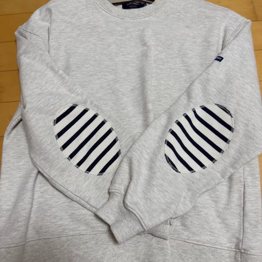 [BUNJANG] Saint James Bonbon Oatmeal Sweatshirt / 세인트제임스 봉봉 맨투맨 오트밀 S