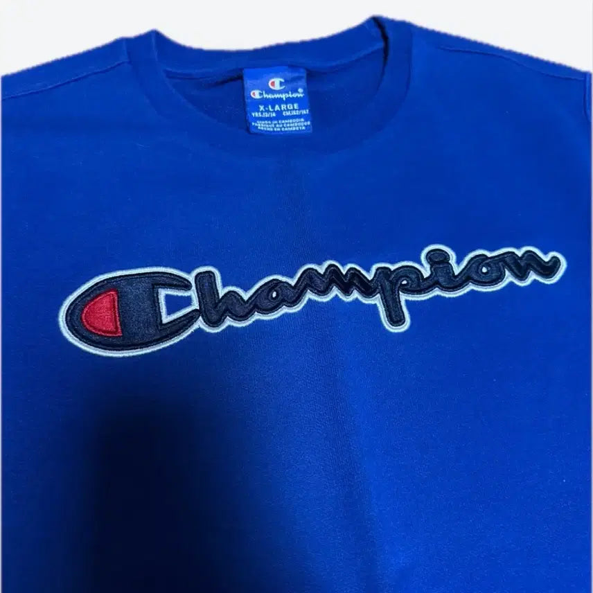 [BUNJANG] Champion Blue Sweatshirt XL / 챔피온 블루 맨투맨 XL