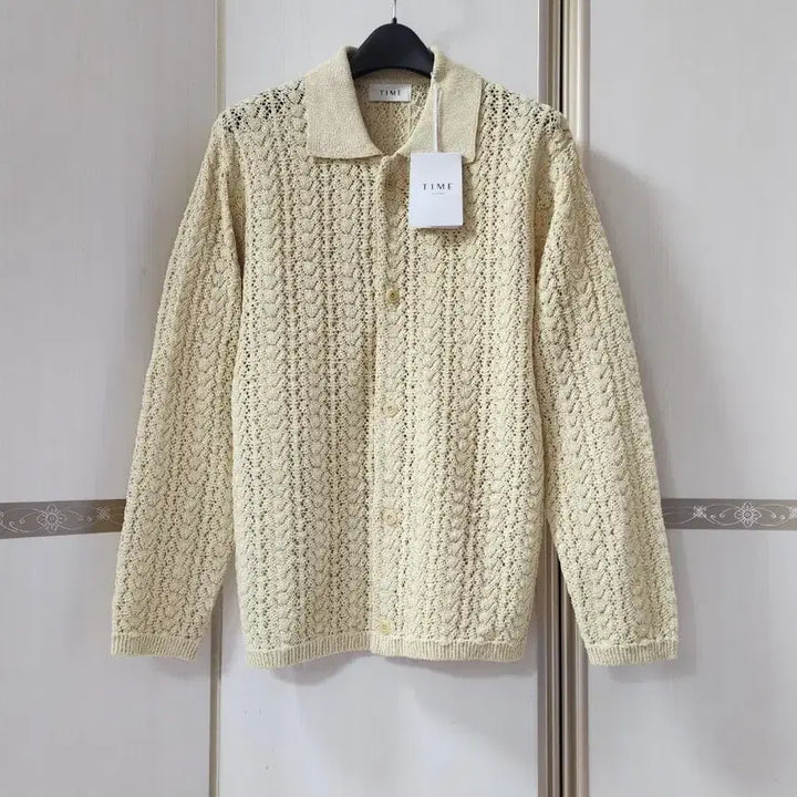 [BUNJANG] Time Homme Crochet Knit Cardigan (100) / 한섬 타임옴므 크로셰 니트 가디건 100사이즈. 새상품