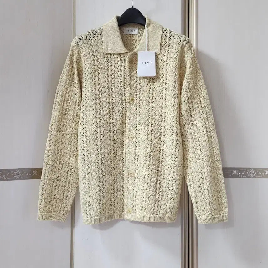 [BUNJANG] Time Homme Crochet Knit Cardigan (100) / 한섬 타임옴므 크로셰 니트 가디건 100사이즈. 새상품