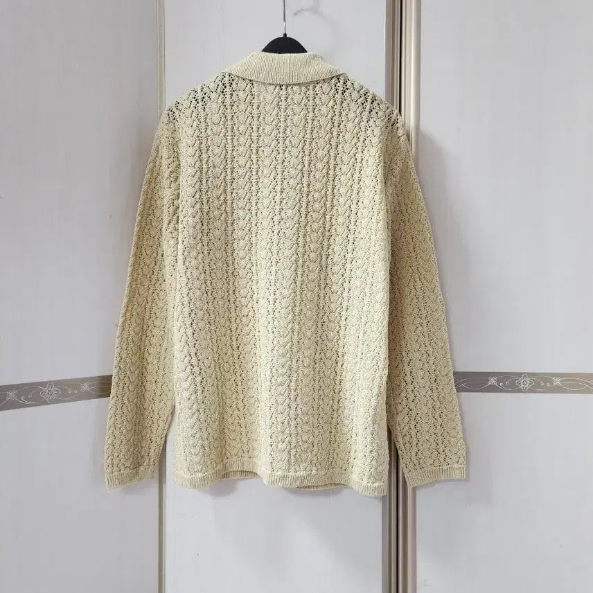[BUNJANG] Time Homme Crochet Knit Cardigan (100) / 한섬 타임옴므 크로셰 니트 가디건 100사이즈. 새상품