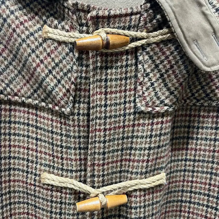 [BUNJANG] Polo Gunclub Check Duffle Hooded Coat / 폴로 건클럽 체크 더플 후드 코트 105