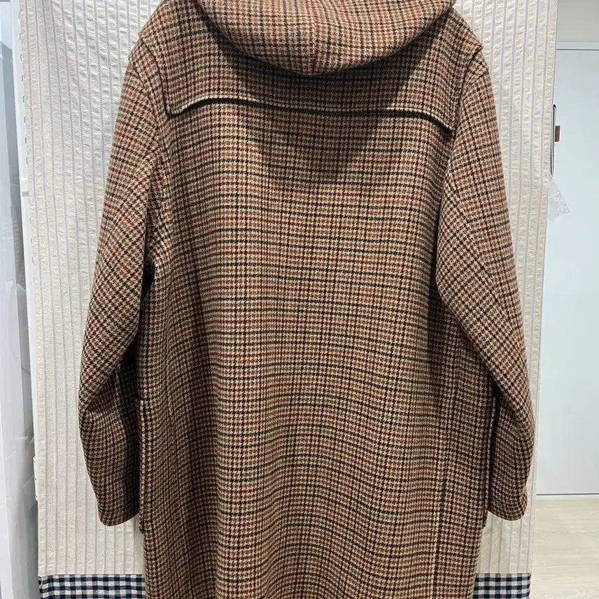 [BUNJANG] Polo Gunclub Check Duffle Hooded Coat / 폴로 건클럽 체크 더플 후드 코트 105
