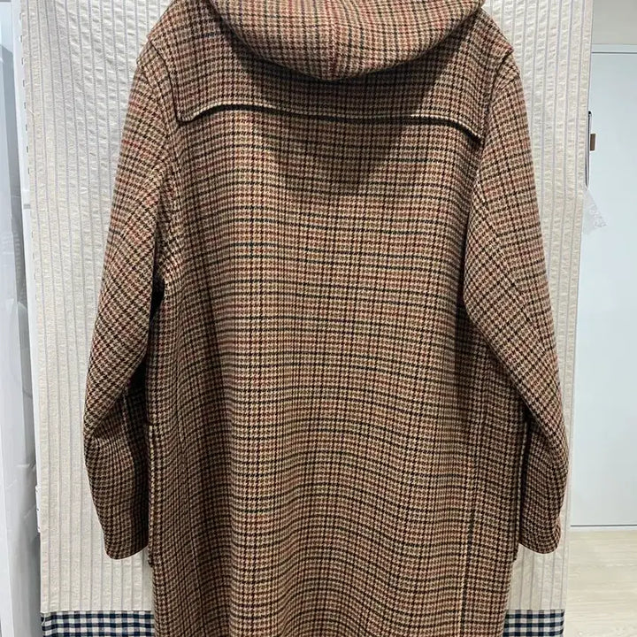 [BUNJANG] Polo Gunclub Check Duffle Hooded Coat / 폴로 건클럽 체크 더플 후드 코트 105