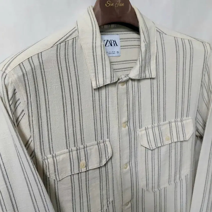 [BUNJANG] ZARA Cotton Blend Stretch Shirt 110 / ZARA 자라 면스판 셔츠 110
