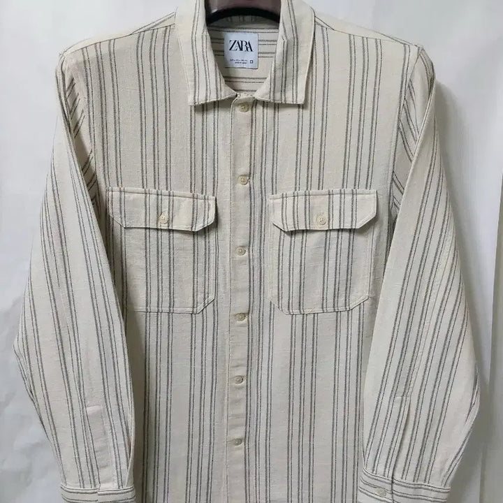 [BUNJANG] ZARA Cotton Blend Stretch Shirt 110 / ZARA 자라 면스판 셔츠 110