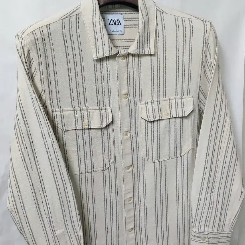 [BUNJANG] ZARA Cotton Blend Stretch Shirt 110 / ZARA 자라 면스판 셔츠 110