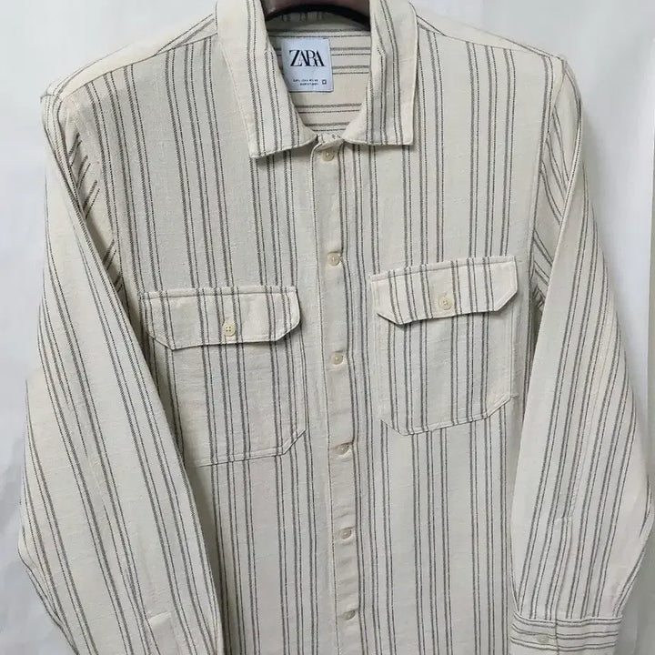 [BUNJANG] ZARA Cotton Blend Stretch Shirt 110 / ZARA 자라 면스판 셔츠 110