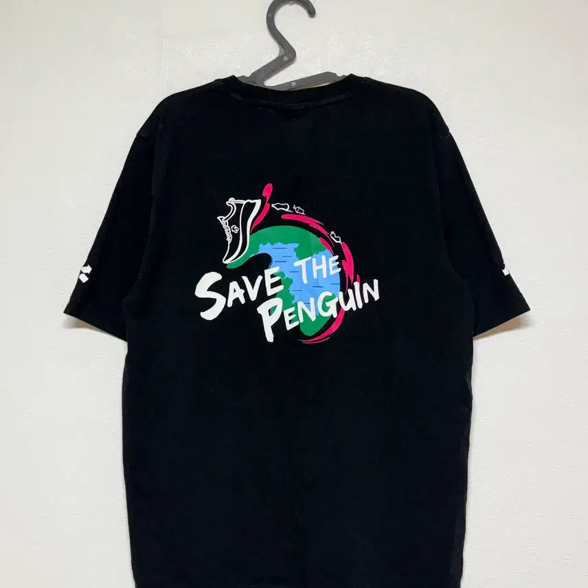 [BUNJANG] Descente Short Sleeve T-Shirt Black / 데상트 반팔티 M 블랙