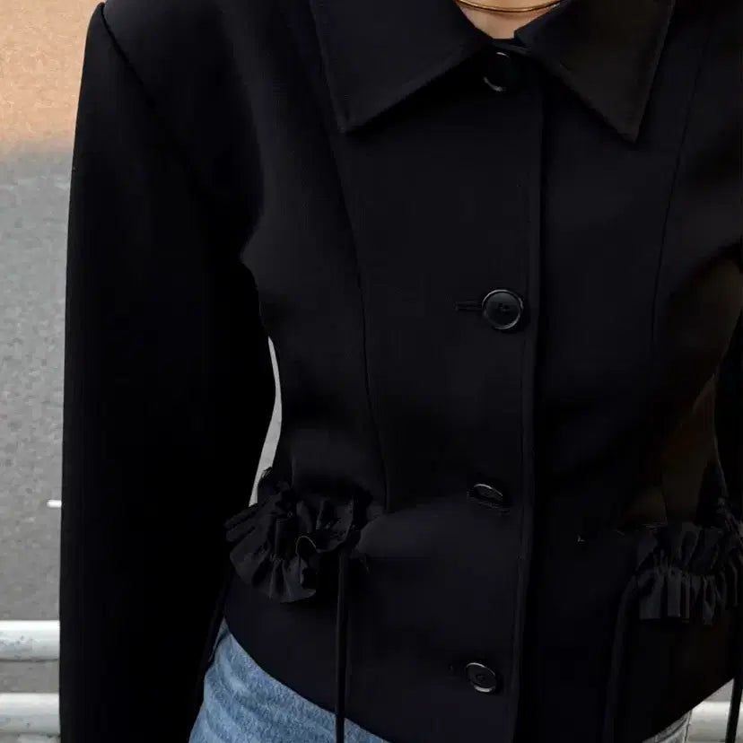 [BUNJANG] ORR Pocket Shirring Wool Jacket / ORR 오르 포켓 셔링 울자켓 스몰 새상품