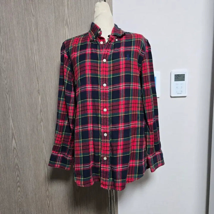 [BUNJANG] Ralph Lauren Red Checkered Shirt / 랄프로렌 정품  레드 체크 남방