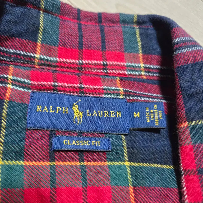 [BUNJANG] Ralph Lauren Red Checkered Shirt / 랄프로렌 정품  레드 체크 남방