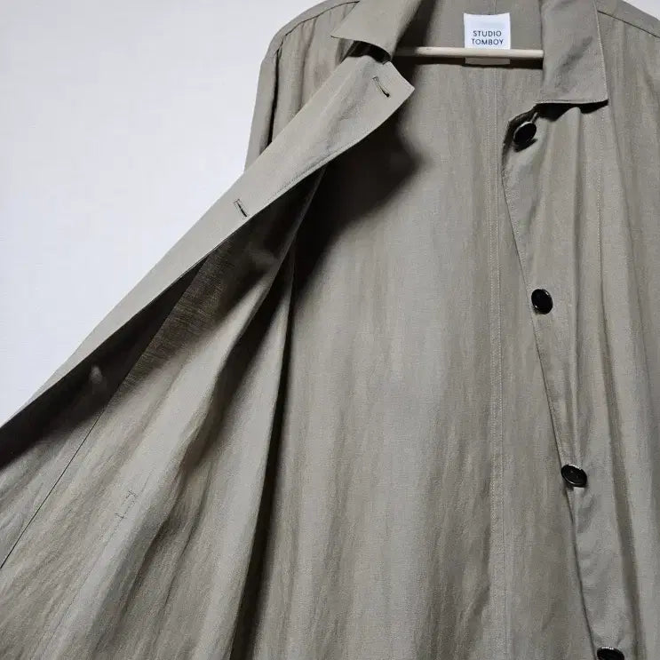 [BUNJANG] Studio Tomboy Regular Collar Coat / 스튜디오 톰보이 아웃포켓 레귤러카라 코트 프리