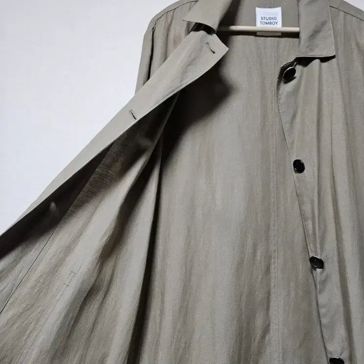 [BUNJANG] Studio Tomboy Regular Collar Coat / 스튜디오 톰보이 아웃포켓 레귤러카라 코트 프리