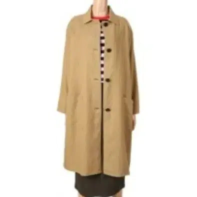 [BUNJANG] Studio Tomboy Outpocket Regular Collar Coat / 스튜디오 톰보이 블랙 아웃포켓 레귤러카라 코트 프리