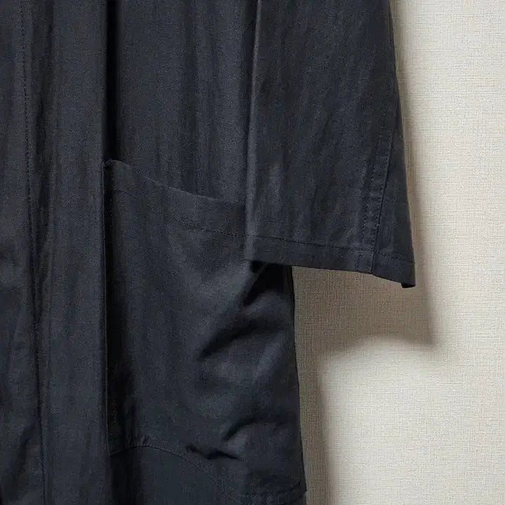 [BUNJANG] Studio Tomboy Outpocket Regular Collar Coat / 스튜디오 톰보이 블랙 아웃포켓 레귤러카라 코트 프리