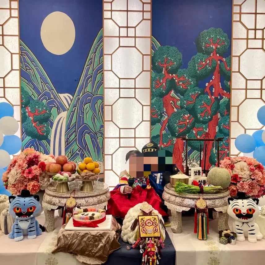 [BUNJANG] Kedeheon Baekho Cheongho Defi Seated Statue Doll / 케데헌 백호 청호 데피 앉은 좌상 인형