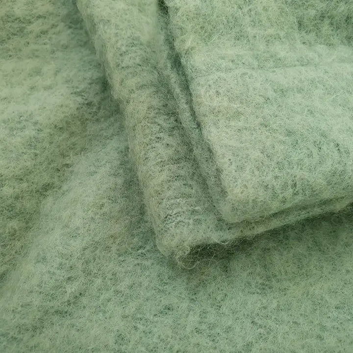 [BUNJANG] Unbranded Elsa Coat with Pearl Detail / 국내산 하비추천 55사이즈 진주 민트색 엘사 코트
