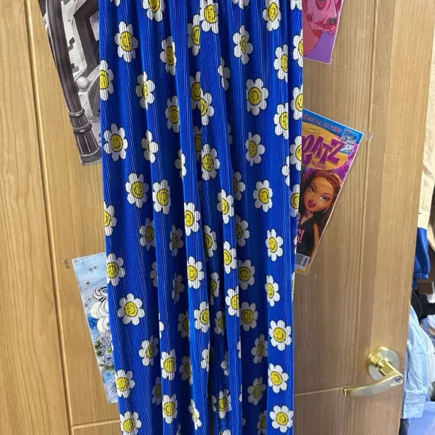[BUNJANG] Pleated Floral Pants / 플리츠 꽃바지