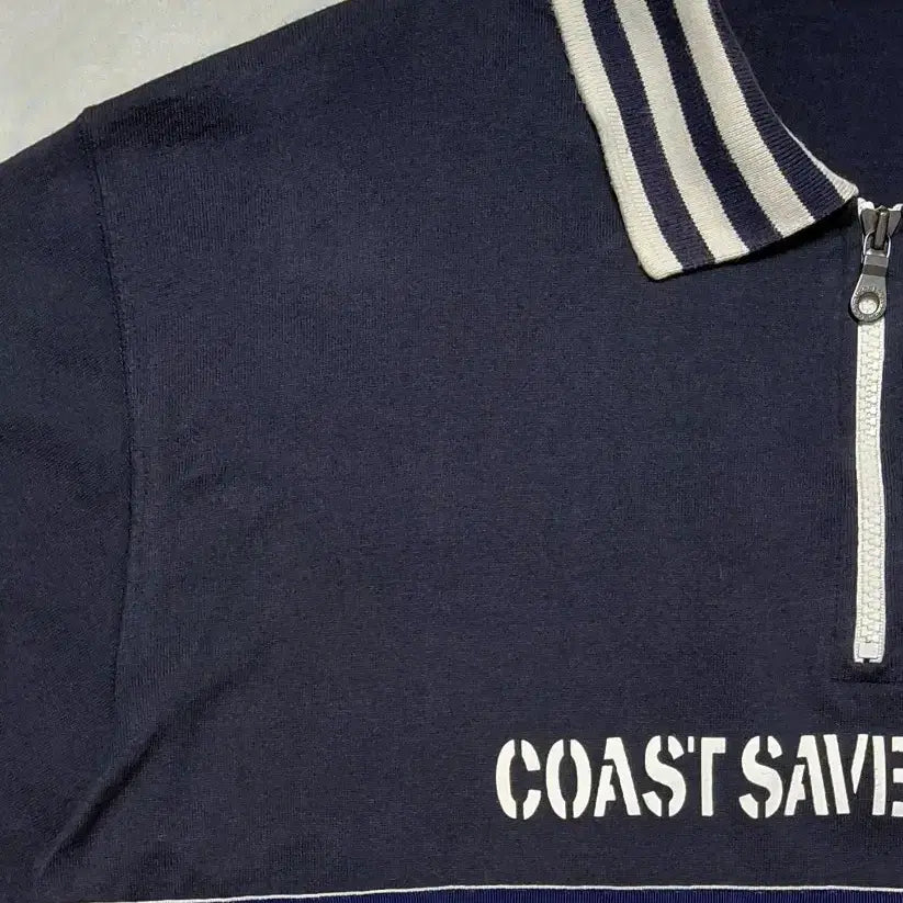 [BUNJANG] McGREGOR Vintage Half-Zip Collar T-shirt / 맥그리거(McGREGOR) 빈티지 반집업 카라 티셔츠 (L)