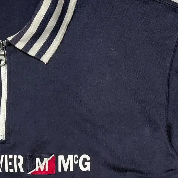 [BUNJANG] McGREGOR Vintage Half-Zip Collar T-shirt / 맥그리거(McGREGOR) 빈티지 반집업 카라 티셔츠 (L)