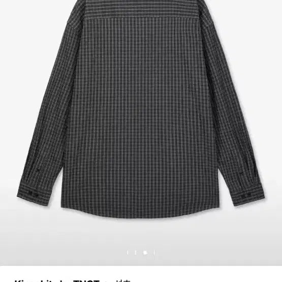 [BUNJANG] TNGT Seersucker Check Shirt / [새상품] TNGT 시어서커 체크 셔츠 블랙