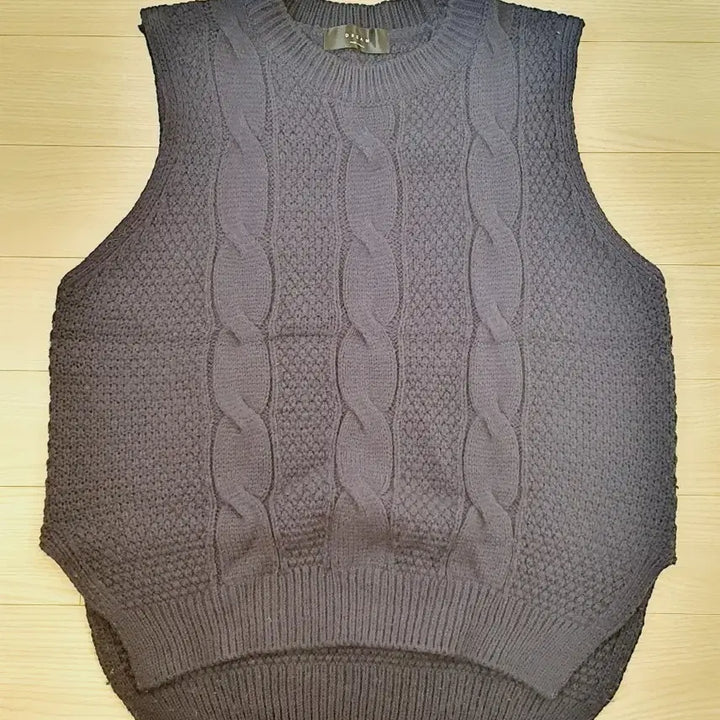 [BUNJANG] Knit Vest Navy FREE / 국내생산 니트 조끼 네이비 FREE