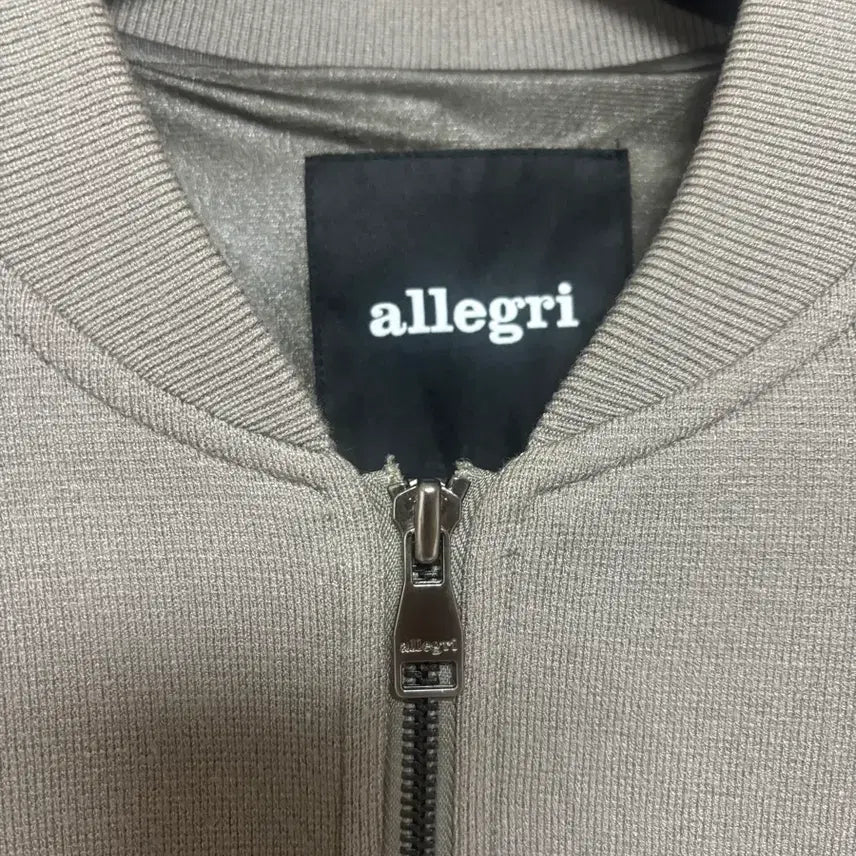 [BUNJANG] Allegri Khaki Olive Rayon Blouson Jacket / allegri 알레그리 고급 블루종 자켓