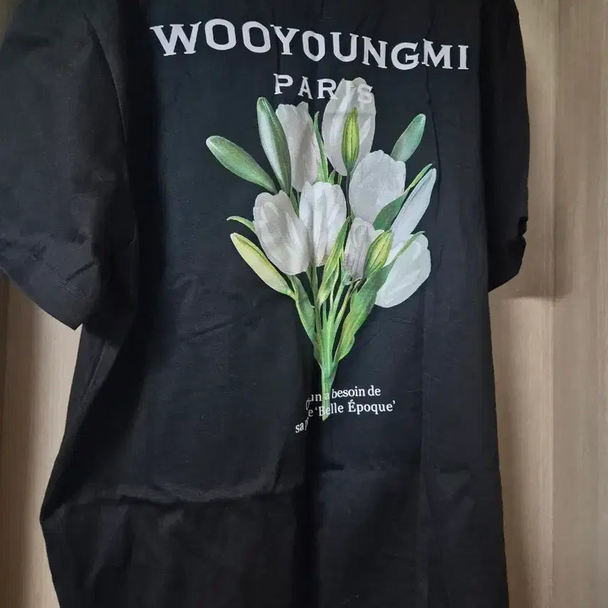[BUNJANG] Wooyoungmi Flower Print T-shirt / 우영미 플라워 반팔티셔츠 46