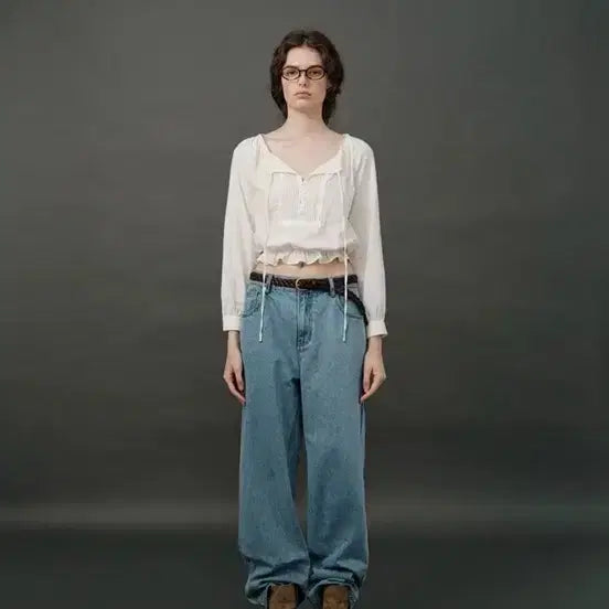 [BUNJANG] The Barnet Pleatib Blouse / 더바넷 Pleatib Blouse 블라우스