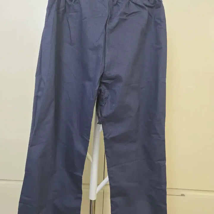 [BUNJANG] Navy Elastic Waist Cotton Pants / 네이비색 허리 밴딩 면바지