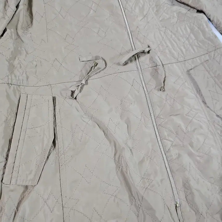 [BUNJANG] CHOI YEN OK Beige Quilted Jacket Coat / [78] CHOI YEN OK 최연옥 디자이너 베이지 퀼팅 자켓 코트