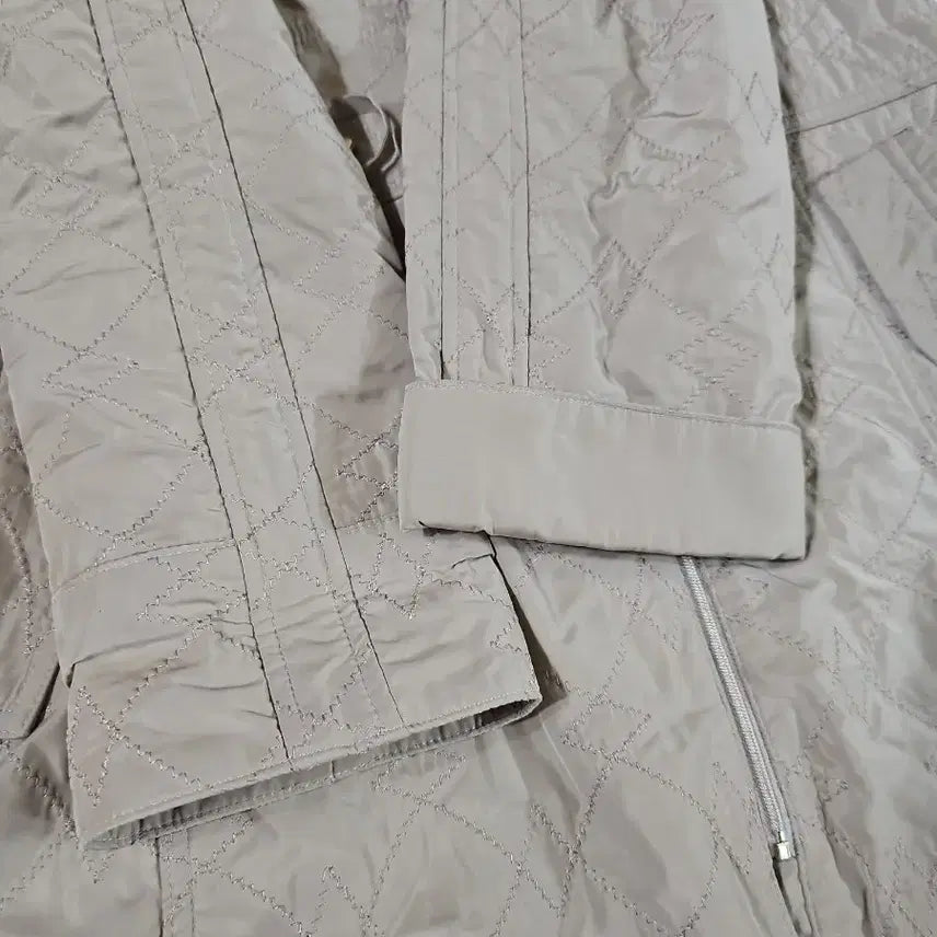 [BUNJANG] CHOI YEN OK Beige Quilted Jacket Coat / [78] CHOI YEN OK 최연옥 디자이너 베이지 퀼팅 자켓 코트