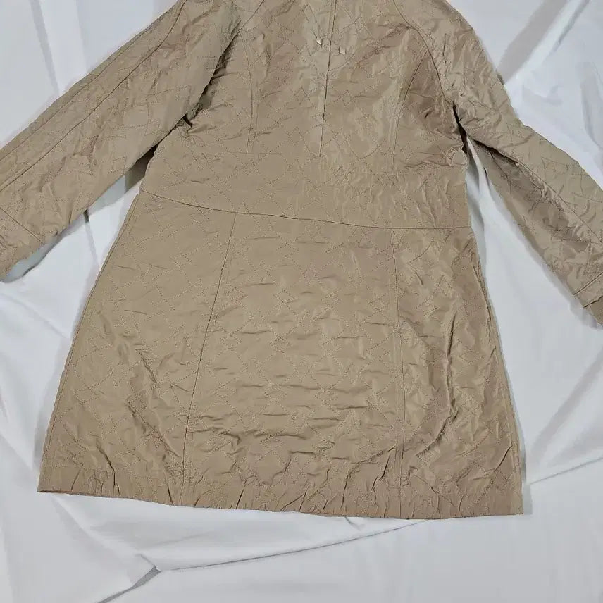[BUNJANG] CHOI YEN OK Beige Quilted Jacket Coat / [78] CHOI YEN OK 최연옥 디자이너 베이지 퀼팅 자켓 코트