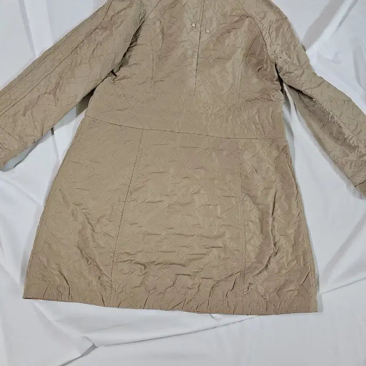 [BUNJANG] CHOI YEN OK Beige Quilted Jacket Coat / [78] CHOI YEN OK 최연옥 디자이너 베이지 퀼팅 자켓 코트