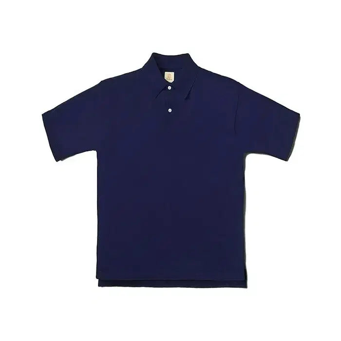 [BUNJANG] Bastong 307 Indigo Knit Pique Shirt / 바스통 307 니트 피케 인디고