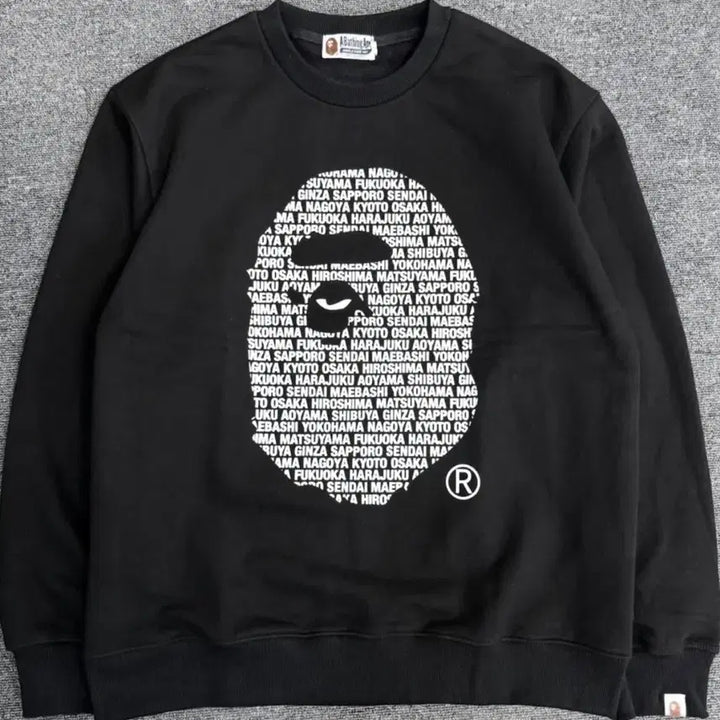 [BUNJANG] BAPE Lettering Sweatshirt / 베이프 레터링 맨투맨