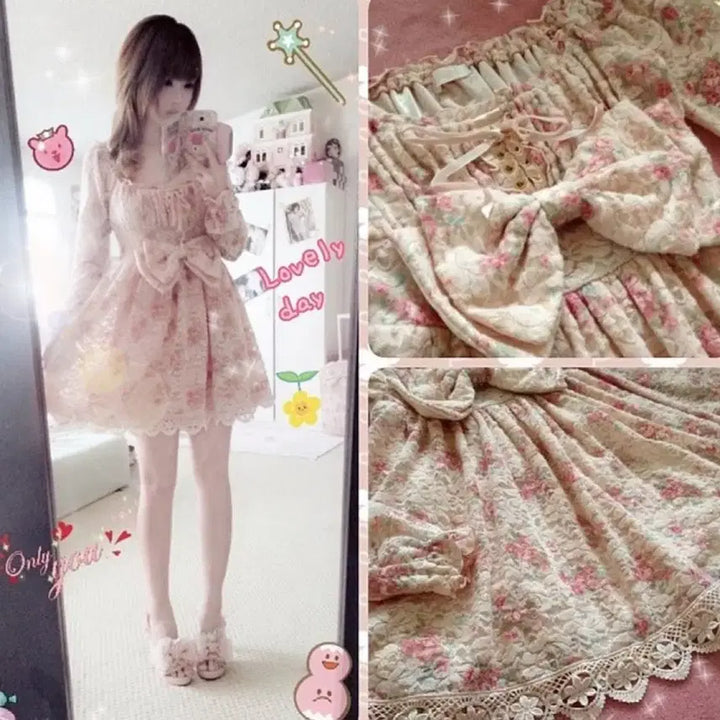 [BUNJANG] LIZ LISA Himeji Floral Dress / 오늘만 이가격 리즈리사 히메카지 플로럴 원피스