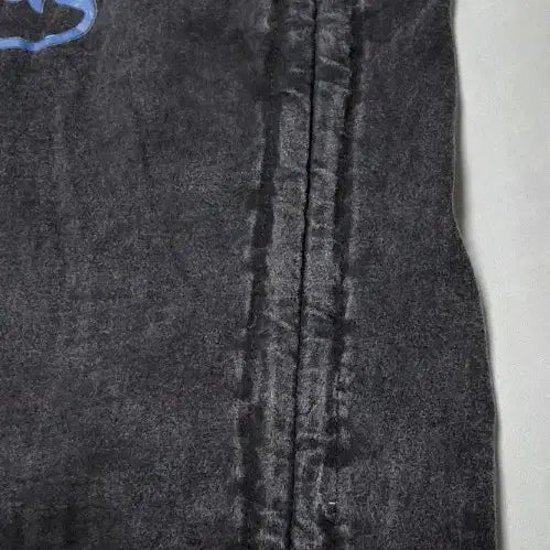 [BUNJANG] CRYX Pigment Shirred Notch Neck T-shirt / (F) 일본 빈티지 CRYX 피그먼트 셔링 노치넥 티셔츠