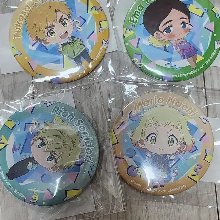 [BUNJANG] Medalist Kuji Gacha Badge Set / 메달리스트 쿠지 가챠 캔뱃지 세트