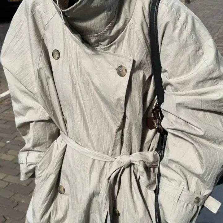 [BUNJANG] The Berlin Wrinkle Washed Trench Coat / 더베를린 트렌치 코트  wrinkle washed trench coat