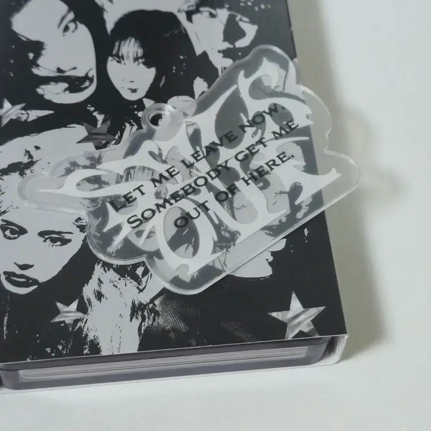 [BUNJANG] NMIXX Jiwoo Photocard Album Keyring Set / 엔믹스 네모 앨범 스틱아웃 지우 포카 앨포 키링