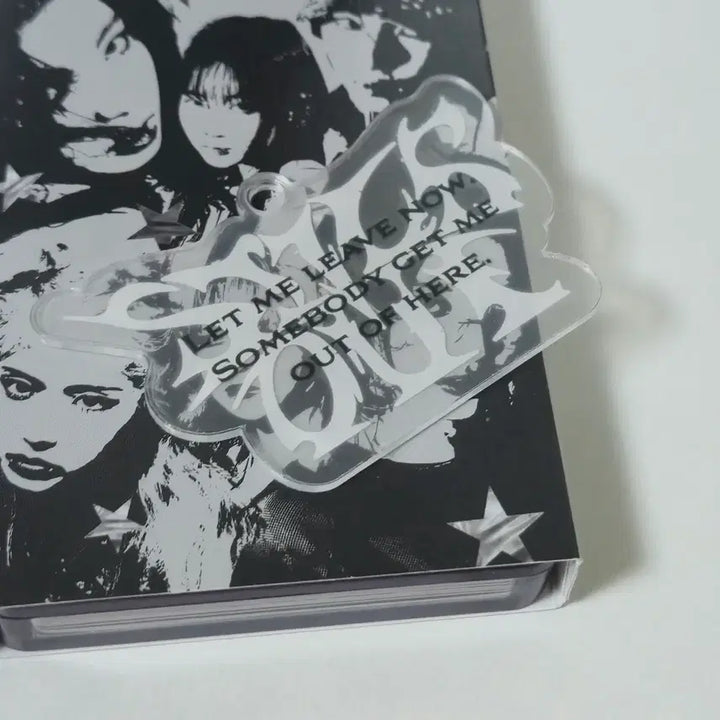 [BUNJANG] NMIXX Jiwoo Photocard Album Keyring Set / 엔믹스 네모 앨범 스틱아웃 지우 포카 앨포 키링