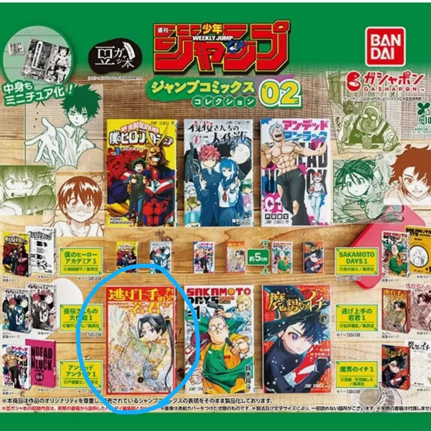 [BUNJANG] Weekly Shonen Jump The Young Master Who Is Good at Running Away Vol. 1 Gacha / 주간 소년 점프 코믹스 2탄 가챠 도망을 잘 치는 도련님