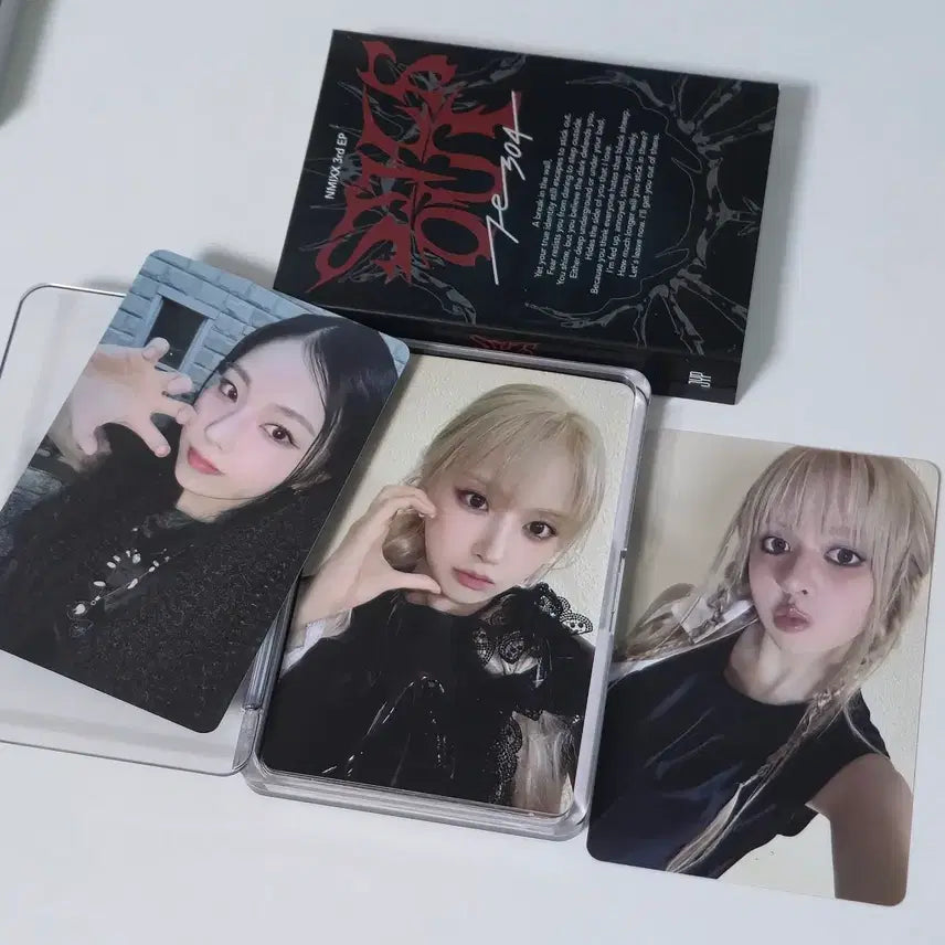 [BUNJANG] NMIXX Kyujin Jiwoo Lily Photocard Bundle Set / 엔믹스 스틱아웃 네모앨범 포카 규진 지우 릴리 아이돌 음반