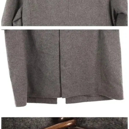 [BUNJANG] Uniqlo Wool Cashmere Blend Long Coat / 울 캐시미어 혼방 그레이 롱코트(유니클로)