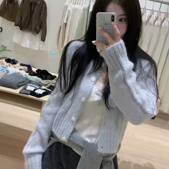[SOLD OUT] (새상품)누아누아 엘리나 케이블 가디건 연소라